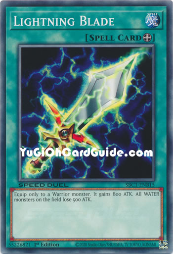 Yu-Gi-Oh Card: Lightning Blade