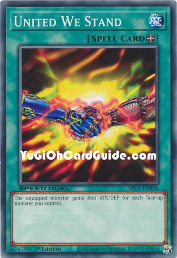 Yu-Gi-Oh Card: United We Stand