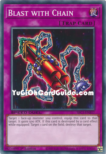 Yu-Gi-Oh Card: Blast with Chain