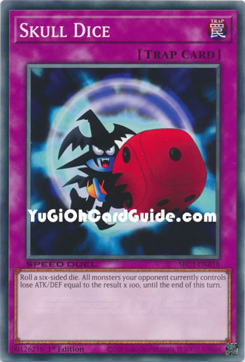 Yu-Gi-Oh Card: Skull Dice