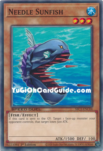 Yu-Gi-Oh Card: Needle Sunfish