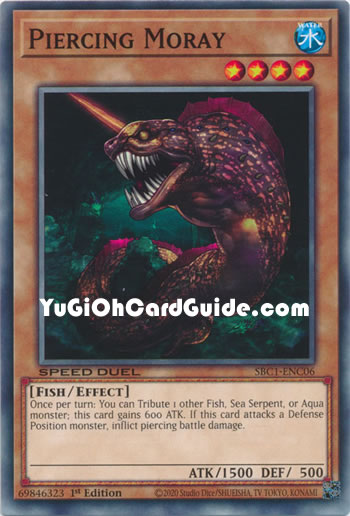 Yu-Gi-Oh Card: Piercing Moray