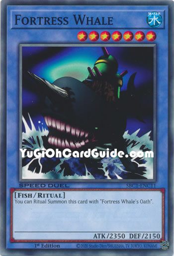 Yu-Gi-Oh Card: Fortress Whale