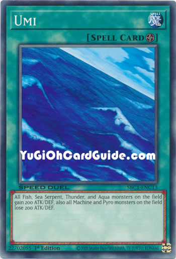 Yu-Gi-Oh Card: Umi