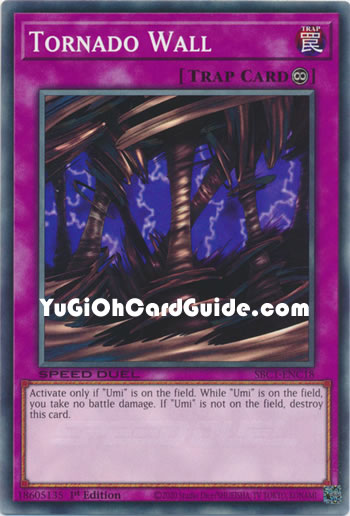 Yu-Gi-Oh Card: Tornado Wall