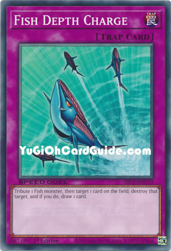 Yu-Gi-Oh Card: Fish Depth Charge