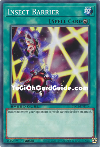 Yu-Gi-Oh Card: Insect Barrier