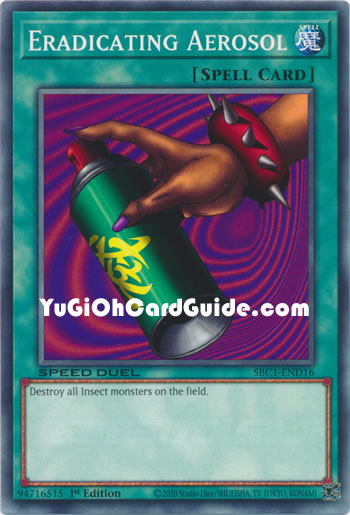 Yu-Gi-Oh Card: Eradicating Aerosol