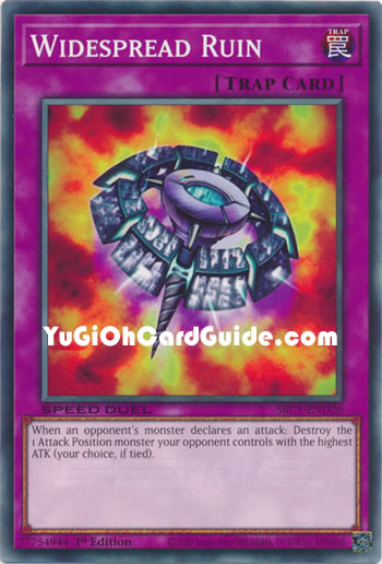 Yu-Gi-Oh Card: Widespread Ruin