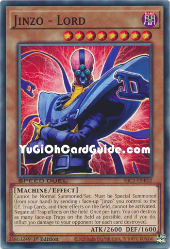 Yu-Gi-Oh Card: Jinzo - Lord