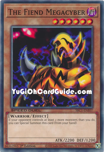 Yu-Gi-Oh Card: The Fiend Megacyber