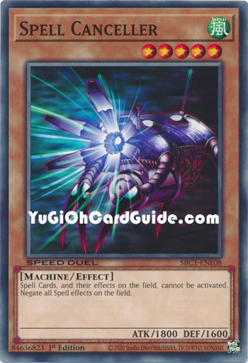 Yu-Gi-Oh Card: Spell Canceller