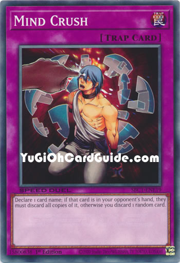 Yu-Gi-Oh Card: Mind Crush