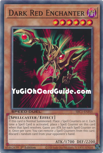 Yu-Gi-Oh Card: Dark Red Enchanter
