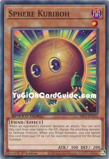 Yu-Gi-Oh Card: Sphere Kuriboh