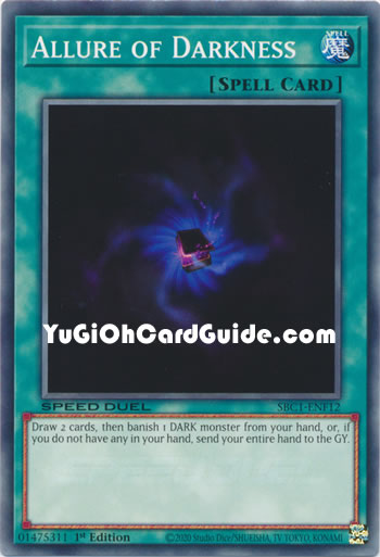 Yu-Gi-Oh Card: Allure of Darkness