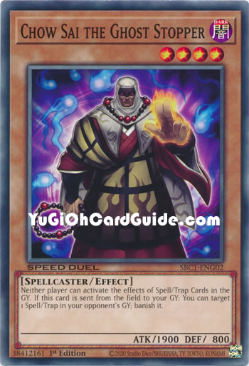 Yu-Gi-Oh Card: Chow Sai the Ghost Stopper