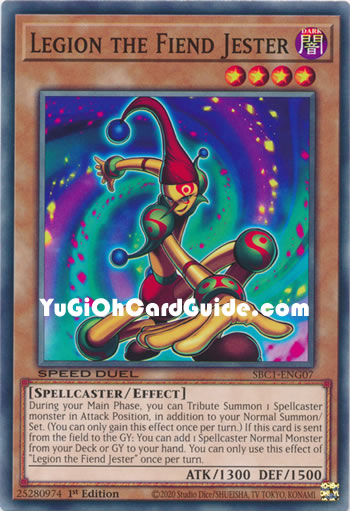 Yu-Gi-Oh Card: Legion the Fiend Jester