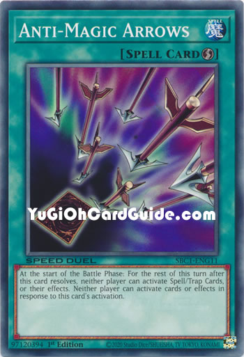 Yu-Gi-Oh Card: Anti-Magic Arrows