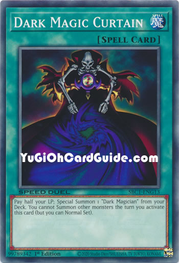 Yu-Gi-Oh Card: Dark Magic Curtain