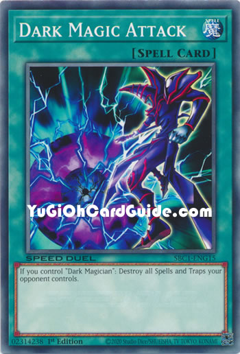 Yu-Gi-Oh Card: Dark Magic Attack