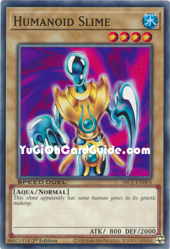 Yu-Gi-Oh Card: Humanoid Slime