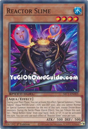 Yu-Gi-Oh Card: Reactor Slime