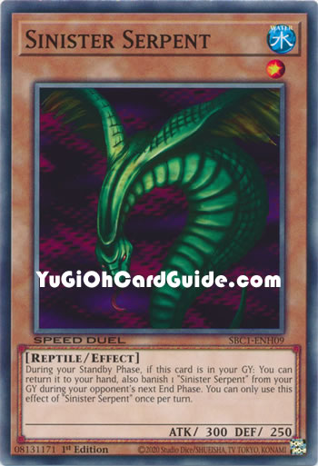 Yu-Gi-Oh Card: Sinister Serpent