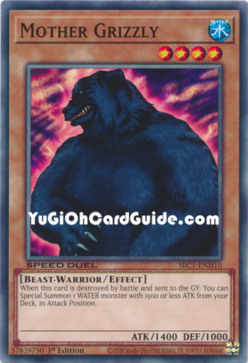 Yu-Gi-Oh Card: Mother Grizzly