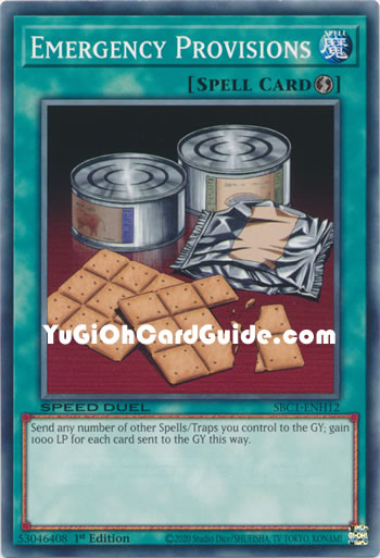 Yu-Gi-Oh Card: Emergency Provisions