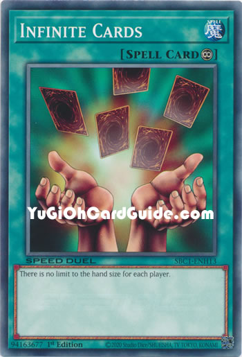 Yu-Gi-Oh Card: Infinite Cards