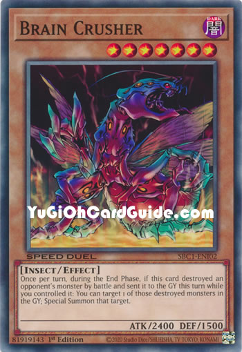 Yu-Gi-Oh Card: Brain Crusher