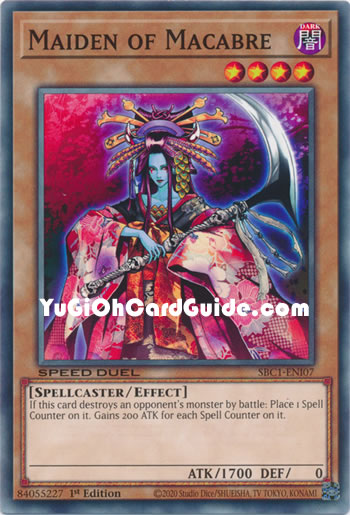 Yu-Gi-Oh Card: Maiden of Macabre