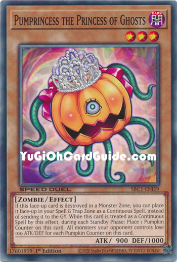 Yu-Gi-Oh Card: Pumprincess the Princess of Ghosts