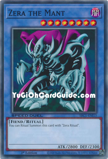 Yu-Gi-Oh Card: Zera the Mant