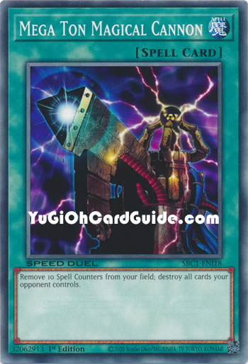 Yu-Gi-Oh Card: Mega Ton Magical Cannon