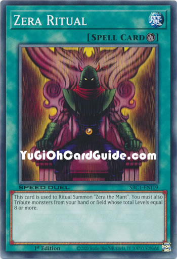 Yu-Gi-Oh Card: Zera Ritual