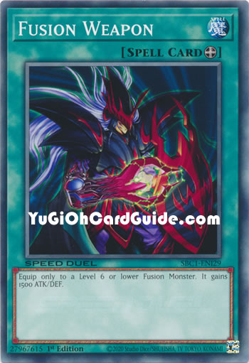 Yu-Gi-Oh Card: Fusion Weapon