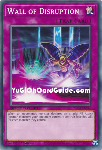 Yu-Gi-Oh Card: Wall of Disruption