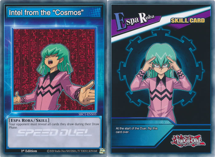 Yu-Gi-Oh Card: Intel from the Cosmos