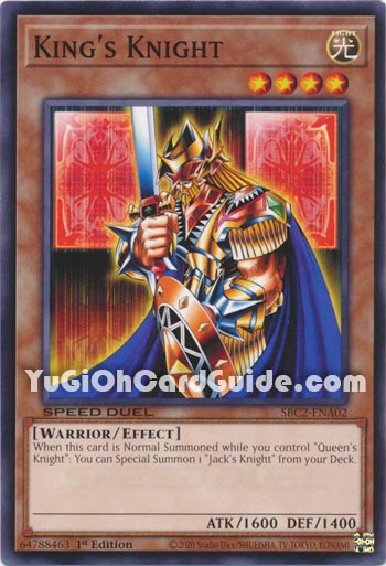 Yu-Gi-Oh Card: King's Knight