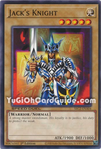 Yu-Gi-Oh Card: Jack's Knight