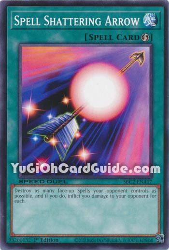 Yu-Gi-Oh Card: Spell Shattering Arrow