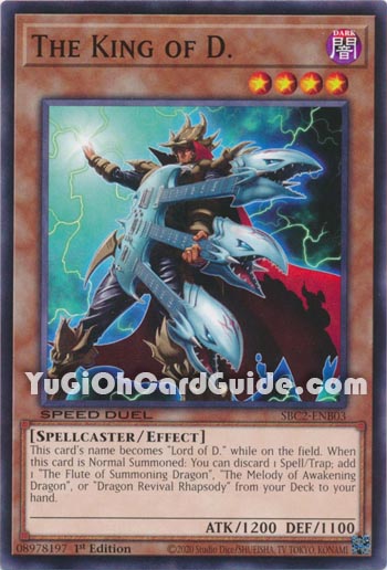 Yu-Gi-Oh Card: The King of D.