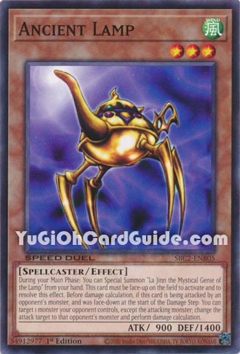 Yu-Gi-Oh Card: Ancient Lamp