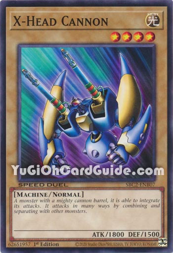 Yu-Gi-Oh Card: X-Head Cannon