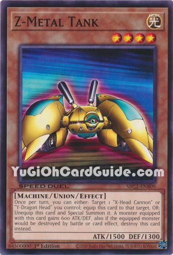 Yu-Gi-Oh Card: Z-Metal Tank