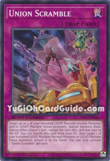 Yu-Gi-Oh Card: Union Scramble