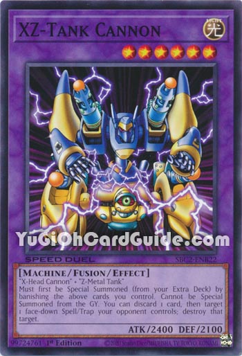 Yu-Gi-Oh Card: XZ-Tank Cannon