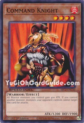 Yu-Gi-Oh Card: Command Knight